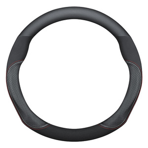 Funda Universal <span class=keywords><strong>para</strong></span> <span class=keywords><strong>Volante</strong></span> <span class=keywords><strong>de</strong></span> <span class=keywords><strong>Cuero</strong></span> Cosida a Mano <span class=keywords><strong>para</strong></span> JAC Shuailing Junling Kangling H330, Múltiples Modelos - Product Image 1