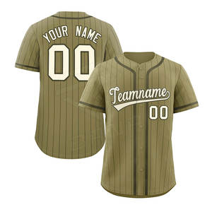 Impression personnalisée pour hommes Maillot de baseball à manches courtes boutonné à bas prix par sublimation pour hommes - Product Image 1