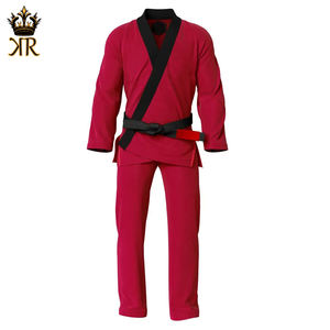 ชุดอุปกรณ์ศิลปะการต่อสู้จิวจิสึจีไออุปกรณ์ฝึกแบบดั้งเดิมสำหรับผู้ใหญ่สีแดงและสีดำ2024 - Product Image 1