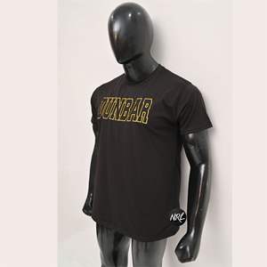 Fabricante de camisetas, venta al por mayor, marca personalizada, cuello redondo, algodón pesado, serigrafía, liso, de gran tamaño, para hombre, camisetas de peso pesado - Product Image 4