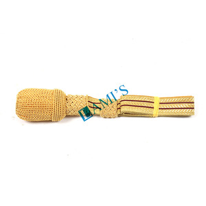 Noeud de sabre de couleur dorée Uniforme de cérémonie de haute qualité Noeud de sabre - Product Image 4