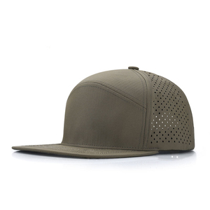 Casquette de baseball à bord plat et imperméable à 6 panneaux de haute qualité, style hip hop personnalisé pour les sports de plein air et la mode - Product Image 4