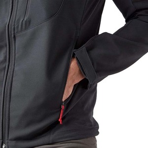 Vestes Softshell Col montant Qualité supérieure Toile enduite Service OEM ODM Fermeture éclair épaisse Prix bas 2026 - Product Image 6