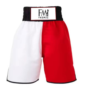 Último diseño logotipo personalizado ropa de artes marciales boxeo entrenamiento MMA pantalones cortos para hombres con 100% poliéster - Product Image 1