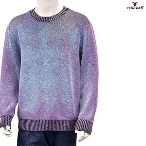 Collection 2026 Nouvelle mode Pull à col rond d'hiver Design personnalisé Respirant Laine grossière/Cachemire Manches longues Séchage rapide - Product Image 3