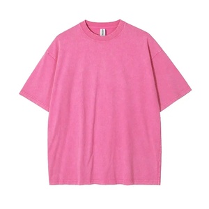 T-shirt Homme Personnalisé 2026 en Coton Uni, Style Décontracté, Grammage Lourd 300g, Qualité Supérieure, Coupe Oversize Épaules Tombantes - Product Image 2