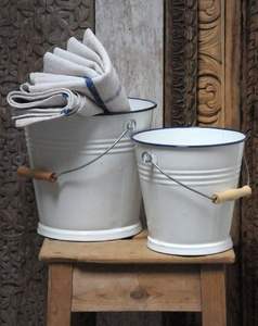 Jardinières ovales en métal galvanisé avec poignées, argent rustique, bacs à fleurs en zinc pour la décoration intérieure et extérieure, pot à herbes - Product Image 4