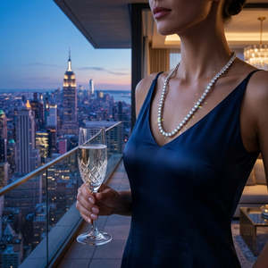 Collier tennis cubain superposé tendance en argent, serti à quatre griffes, coupe brillante classique, en acier inoxydable, bijoux raffinés pour - Product Image 5