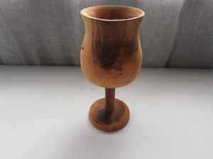Handcrafted Eco-Friendly Vintage Wooden Wine Goblet Classic Shot <b>Glass</b> Design - Product Image 3