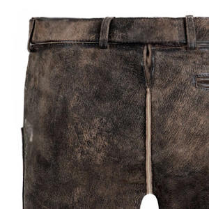 Vente en gros de shorts en cuir brodés Lederhosen au meilleur design High Street Wear Shorts brodés en cuir Lederhosen à la mode - Product Image 4