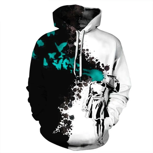 Sublimation Vêtements pour Homme Street Wear Sweat-shirt Polaire Hip Hop Unisexe Surdimensionné Sweats à Capuche & Sweatshirts pour Homme - Product Image 2