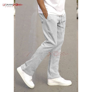 Pantalones de chándal Acampanados para hombre de inspiración vintage con dobladillo ancho y pantalón de hombre con diseño de ajuste relajado - Product Image 5