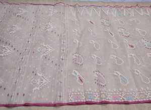 New Arrival Dhakai <b>Jamdani</b> Sharee Export Quality for Women <b>JAMDANI</b> FABRIC Blue GREEN Golden Sky Blue From Bangladesh - Product Image 5