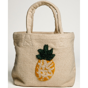 Modern Cotton Handbag with Two Straps New Design Handmade Shopping Bag - Product Image 3