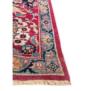 Tapis en laine noués à la main Aalam Luxury Ivory Paem-477, motif floral épais, pour la maison, la salle à manger, l'extérieur, l'hôtel, le bureau, les pique-niques - Product Image 4