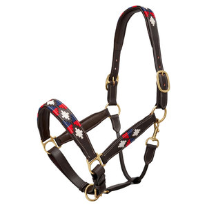Halter d'équitation en cuir pur 100% de meilleure qualité avec support de jambe martelé du Pakistan - Product Image 1
