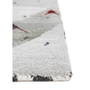 Tapis en laine et soie de bambou noué à la main à motif géométrique bleu Freedom Manchaha pour la décoration de la maison et du salon - Les-8183 - Product Image 4