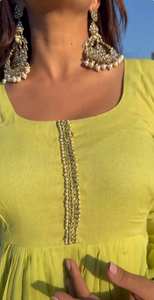 Bas Kurti en coton exclusif avec Dupatta Co Ord Set Collection disponible au tarif de gros pour des tenues décontractées et des tenues de fête - Product Image 3