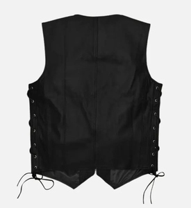 Gilet en cuir à la mode pour hommes nouveau Design 100% bonne qualité en cuir prix raisonnable vêtements d'hiver - Product Image 2