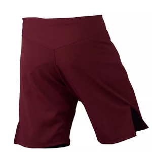 Premium 100% Polyester Satin MMA Fight Shorts Personnalisable BJJ Grappling Solid Pattern Drawstring Mma Shorts - Product Image 4