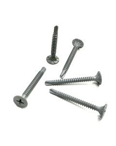 Tornillos Autoperforantes de Cabeza Plana de Acero Galvanizado de Taiwán, Rosca Gruesa, Métricos - Product Image 5