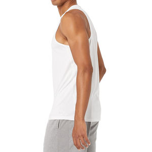 Wholesale <b>Rib</b> Sleeveless 100% Cotton Singlet <b>Men's</b> Blank Solid color <b>Vest</b> <b>Men</b> Fitness Workout Gym wear tank top - Product Image 2