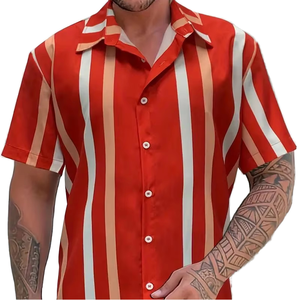 Camisa Casual de Manga Corta Personalizada para Hombre, Camisa de Verano Estampada con Botones, Ligera para Uso Diario - Product Image 5