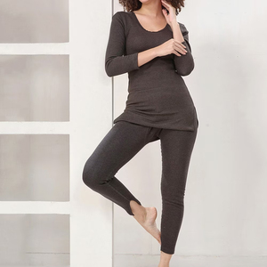 Premium Quality <b>Women's</b> Long Johns Breathable <b>Thermal</b> Fitness Wear Made of Cotton Factory Direct Sale - Product Image 4