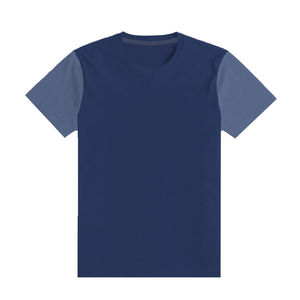 Camiseta de entrenamiento de gimnasio transpirable de algodón 100% para hombre, ropa deportiva informal con cuello redondo, antiarrugas y función ligera, camiseta personalizada - Product Image 3