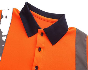 เสื้อกั๊กนิรภัยผู้ชายแขนสั้นคุณภาพเยี่ยม สะท้อนแสง ประสิทธิภาพสูง ซิปปิดด้านหน้า ระบายความชื้น มาตรฐาน ANSI ระดับ 1 - Product Image 5