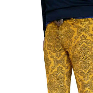 Pantalons pour hommes, nouveau design d'été, pantalons évasés, pantalons amples, style hip-hop, pantalons évasés lavés, OEM personnalisé, mode respirante - Product Image 5