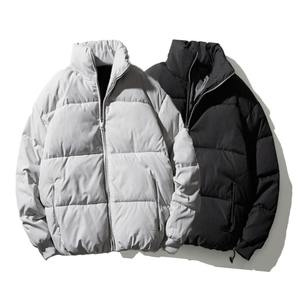 Customized <b>Lightweight</b> <b>Men's</b> Bubble <b>Jacket</b> New Trendy Hooded Design with Pocket Decoration Direct Factory Made Canvas Fabric - Product Image 1
