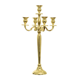 TABLE RELIGIEUSE DÉCORATION EN MÉTAL 7 BOUGIE JUIF BÂTON OR MÉTAL VINTAGE DÉCOR BOUGEOIR MODERNE BOUGEOIR - Product Image 3