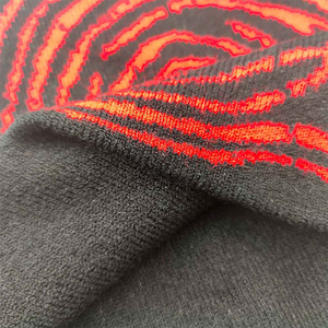 Chapeaux d'hiver unisexes personnalisés mince bonnet jacquard tricoté noir avec logo de designer imprimé pour la scène de plage-Fabricant direct - Product Image 5