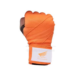 Bandages de boxe en coton et polyester de qualité supérieure, respirants, écologiques, doux, avec logo personnalisé et options de taille - Product Image 4