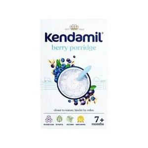 Kendamil Berry Porridge 150g Premium Organic Baby Cereal Nutrient Packed Breakfasts With Delicious Berry Flavor