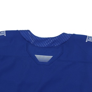 Premium Ice Hockey Jersey Classic <b>Blue</b> with <b>Red</b> <b>and</b> <b>White</b> Stripes Durable Breathable Fabric for Professional <b>and</b> Amateur Players - Product Image 5