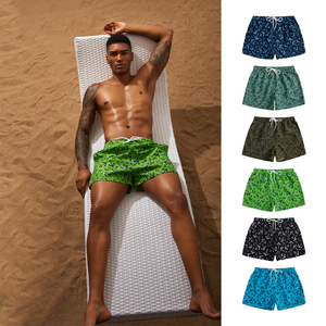 Short de bain léger 100% coton pour hommes High Street Style surdimensionné et respirant avec motif solide pour la course - Product Image 6