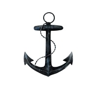 Nouvelle ancre de coulée en laiton pour la décoration murale dernière sculpture d'ancre en laiton ancre nautique couleur marron avec la meilleure qualité