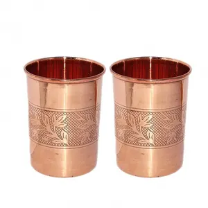 Copper Shot Glass Beer Cup Box Gift Set New Arrival Copper Tumbler Antique Hammered Plain for Beer Customized Copper Glasses