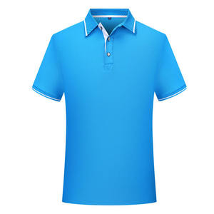 Polo personalizado de manga corta de peso pesado OEM, camiseta, ropa de trabajo, ropa de trabajo de color sólido, polos publicitarios - Product Image 4