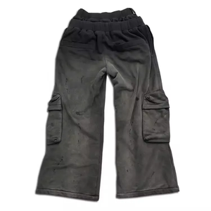 กางเกงผ้าฝ้าย100% สำหรับผู้ชาย, กางเกงทรงหลวมเหมาะกับแสงแดดใส่ไปยิมกางเกงวิ่งและฝึกซ้อม - Product Image 3