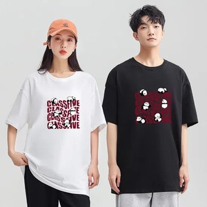 Camiseta de 100% algodón con estampado de pantalla de sublimación unisex, camiseta recortada personalizada para hombre, Camiseta lisa de gran tamaño en blanco - Product Image 2