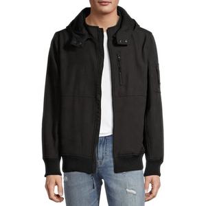 Veste softshell sur mesure à col montant pour homme avec impression personnalisée, tissu extensible léger, imperméable et coupe-vent - Product Image 4