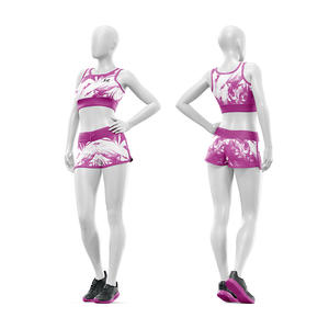 Conjunto de Yoga y Gimnasio para Mujer, Personalizado, de Alta Calidad, Ligero y Transpirable, con Shorts de Cintura Alta sin Costuras y Sujetador Deportivo de Alto Soporte - Product Image 3