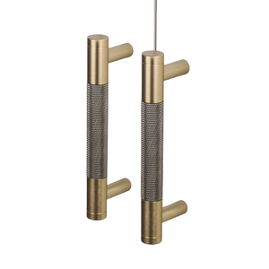 Poignée de porte en métal de qualité supérieure prix de vente élevé poignée de porte plaquée or élégante pour l'utilisation de porte de restaurant d'hôtel à la maison - Product Image 5