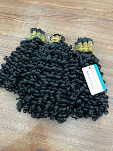 Grande vente 2025 paquets de cheveux bruts cuticule aligné vapeur vague profonde Extensions de cheveux en vrac livraison directe en gros - Product Image 6