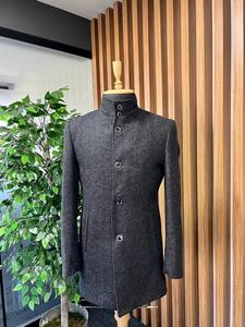 Meilleure qualité nouvelle mode vente chaude 100% laine manteau d'hiver luxe élite élégant hommes veste en gros pas cher manteau de laine - Product Image 4