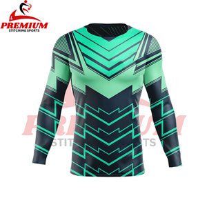 High Demand Breathable Rash Guard Unisex Fitness Gym Long Sleeve <b>Custom</b> <b>Design</b> <b>Compression</b> <b>Shirt</b> Polyester Spandex Sports Top - Product Image 4