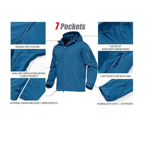 Veste softshell pour hommes coupe confortable dernière arrivée pour l'hiver utilisation extérieure OEM vente en gros personnalisé - Product Image 6
